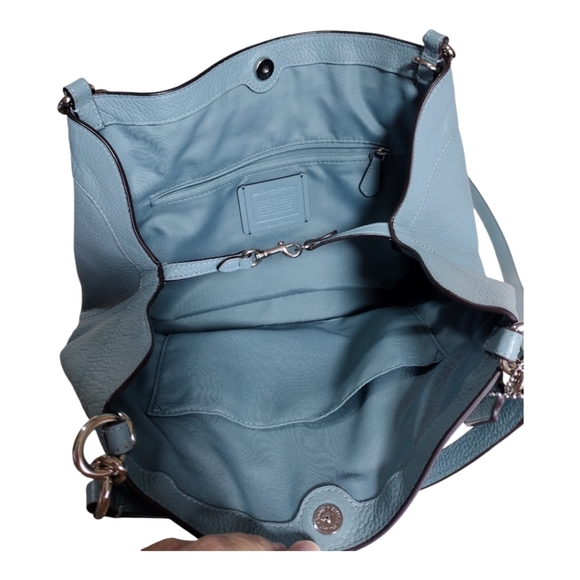 Coach Small Lexy‎ Shoulder/Crossbody Bag Cloud Blue - Picture 10 of 15